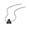 Load image into Gallery viewer, 0.50-carat-black-diamond-3-stone-pendant-necklace-in-FDPD1129GBLACK-0.48CT-NL-WG