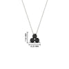 Load image into Gallery viewer, 0.50-carat-black-diamond-3-stone-pendant-necklace-in-FDPD1129GBLACK-0.48CT-NL-WG