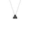 Load image into Gallery viewer, 0.50-carat-black-diamond-3-stone-pendant-necklace-in-FDPD1129GBLACK-0.48CT-NL-WG