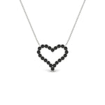 Load image into Gallery viewer, 0.50-carat-black-diamond-heart-pendant-in-FD-PD11208GBLACKANGLE1-NL-WG.jpg
