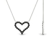 Load image into Gallery viewer, 0.50-carat-black-diamond-heart-pendant-in-FD-PD11208GBLACKANGLE1-NL-WG.jpg