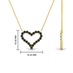 Load image into Gallery viewer, 0.50-carat-black-diamond-heart-pendant-in-FD-PD11208GBLACKANGLE1-NL-YG.jpg
