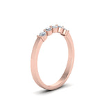 Load image into Gallery viewer, 0.50-carat-common-prong-5-stone-stackable-band-in-rose-gold-FDWB2231B-NL-RG.jpg
