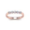 Load image into Gallery viewer, 0.50-carat-common-prong-5-stone-stackable-band-in-rose-gold-FDWB2231B-NL-RG.jpg