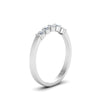 Load image into Gallery viewer, 0.50-carat-common-prong-5-stone-stackable-band-in-white-gold-FDWB2231B-NL-WG.jpg
