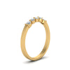 Load image into Gallery viewer, 0.50-carat-common-prong-5-stone-stackable-band-in-yellow-gold-FDWB2231B-NL-YG.jpg