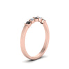 Load image into Gallery viewer, 0.50-carat-common-prong-5-stone-stackable-band-with-black-diamond-in-rose-gold-FDWB2231-BGBLACK-NL-RG.jpg