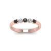 Load image into Gallery viewer, 0.50-carat-common-prong-5-stone-stackable-band-with-black-diamond-in-rose-gold-FDWB2231-BGBLACK-NL-RG.jpg