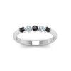 Load image into Gallery viewer, 0.50-carat-common-prong-5-stone-stackable-band-with-black-diamond-in-white-gold-FDWB2231BGBLACK-NL-WG.jpg