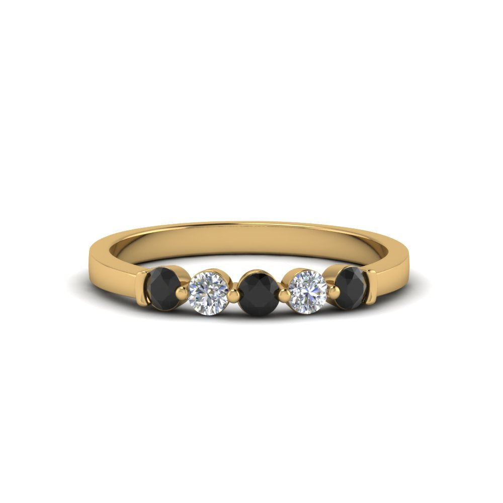 0.50-carat-common-prong-5-stone-stackable-band-with-black-diamond-in-yellow-gold-FDWB2231BGBLACK-NL-YG.jpg