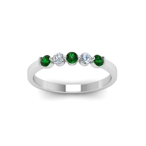 0.50-carat-common-prong-5-stone-stackable-band-with-emerald-in-white-gold-FDWB2231BGEMGR-NL-WG.jpg