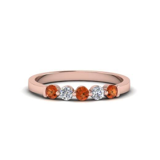 0.50-carat-common-prong-5-stone-stackable-band-with-orange-sapphire-in-rose-gold-FDWB2231-BGSAOR-NL-RG.jpg