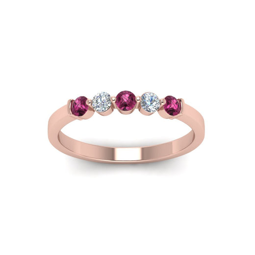 0.50-carat-common-prong-5-stone-stackable-band-with-pink-sapphire-in-rose-gold-FDWB2231-BGSADRPI-NL-RG.jpg