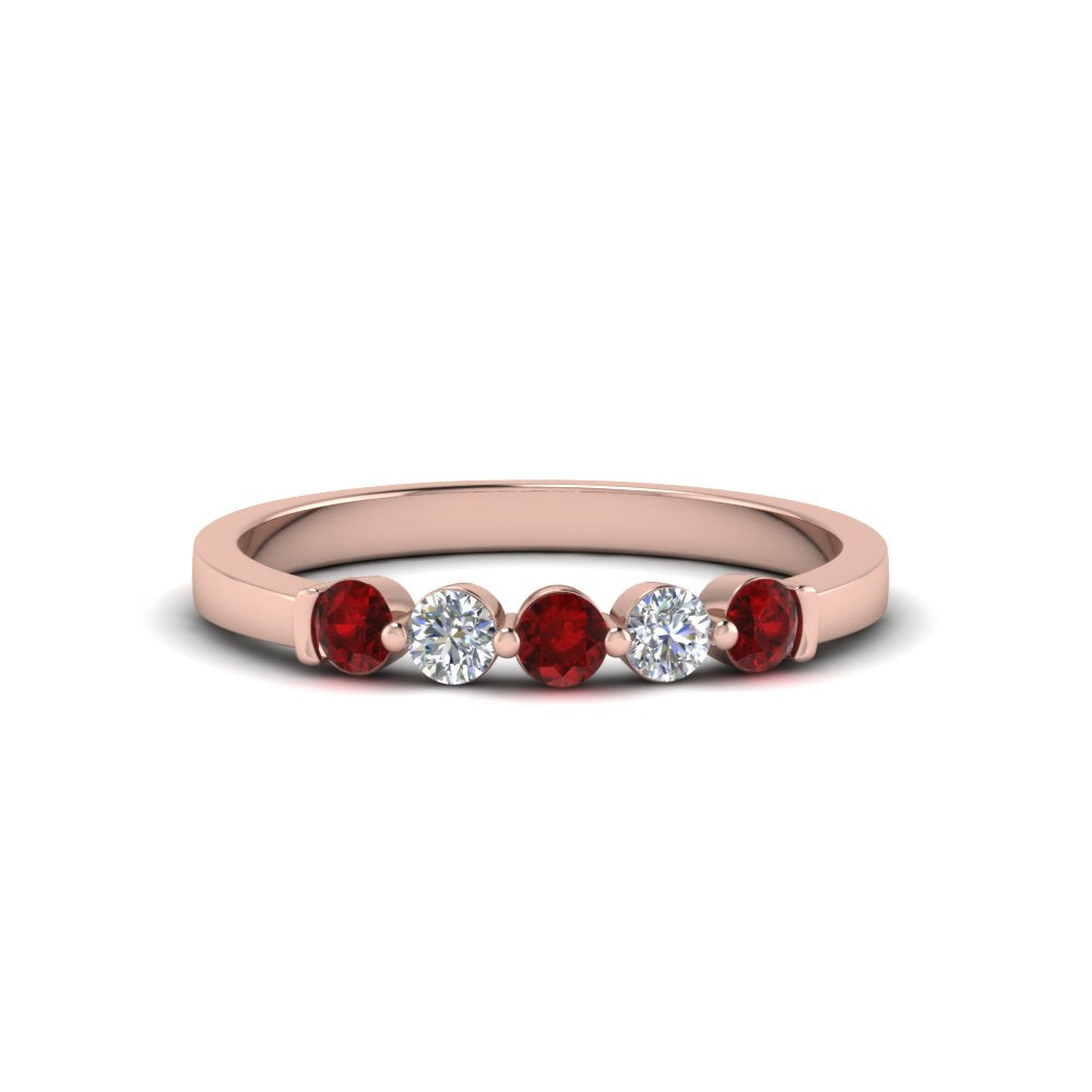 0.50-carat-common-prong-5-stone-stackable-band-with-ruby-in-rose-gold-FDWB2231-BGRUDR-NL-RG.jpg