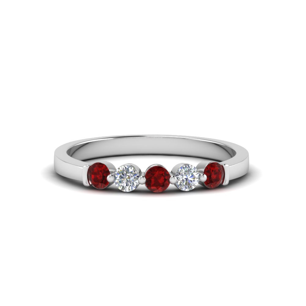 0.50-carat-common-prong-5-stone-stackable-band-with-ruby-in-white-gold-FDWB2231BGRUDR-NL-WG.jpg