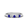 Load image into Gallery viewer, 0.50-carat-common-prong-5-stone-stackable-band-with-sapphire-in-white-gold-FDWB2231BGSABL-NL-WG.jpg