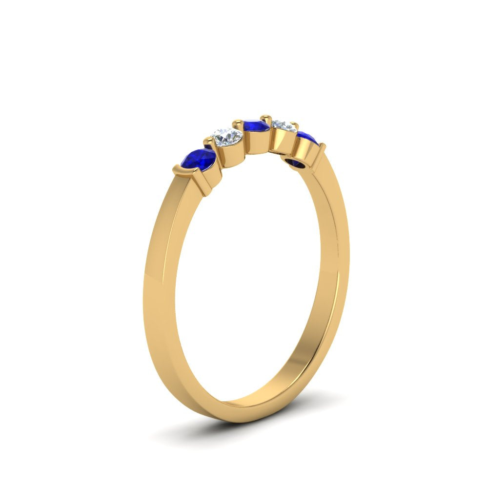 0.50-carat-common-prong-5-stone-stackable-band-with-sapphire-in-yellow-gold-FDWB2231BGSABL-NL-YG.jpg