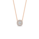 Load image into Gallery viewer, 0.50-carat-cushion-cut-double-halo-diamond-pendant-in-FDPD11146-NL-RG
