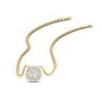 Load image into Gallery viewer, 0.50-carat-cushion-cut-double-halo-diamond-pendant-in-FDPD11146-NL-YG
