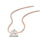 Load image into Gallery viewer, 0.50-carat-diamond-3-stone-pendant-necklace-in-FDPD1129-0.48CT-NL-RG
