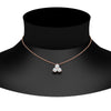 Load image into Gallery viewer, 0.50-carat-diamond-3-stone-pendant-necklace-in-FDPD1129-0.48CT-NL-RG