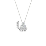 Load image into Gallery viewer, 0.50-carat-diamond-3-stone-pendant-necklace-in-FDPD1129-0.48CT-NL-WG
