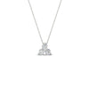 Load image into Gallery viewer, 0.50-carat-diamond-3-stone-pendant-necklace-in-FDPD1129-0.48CT-NL-WG