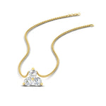 Load image into Gallery viewer, 0.50-carat-diamond-3-stone-pendant-necklace-in-FDPD1129-0.48CT-NL-YG

