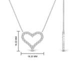 Load image into Gallery viewer, 0.50-carat-diamond-heart-pendant-in-FD-PD11208ANGLE1-NL-WG.jpg

