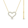 Load image into Gallery viewer, 0.50-carat-diamond-heart-pendant-in-FD-PD11208ANGLE1-NL-YG.jpg