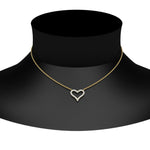 Load image into Gallery viewer, 0.50-carat-diamond-heart-pendant-in-FD-PD11208ANGLE1-NL-YG.jpg
