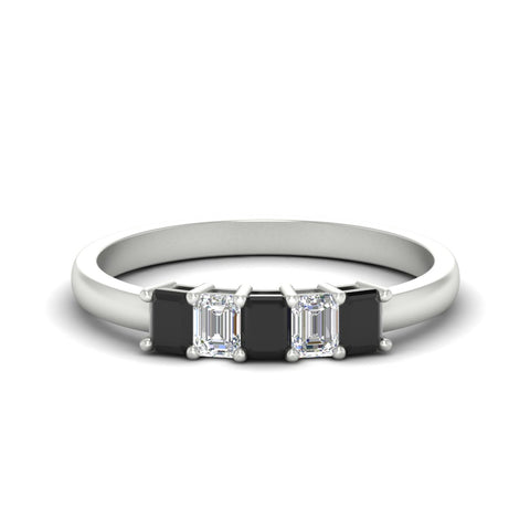 0.50-carat-emerald-cut-five-stone-black-diamond-anniversary-band-in-white-gold-fdwb8008emblacksleep-0.50ct-nl-wg