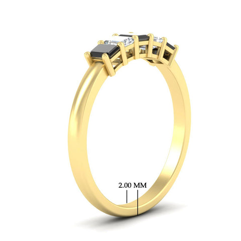 0.50-carat-emerald-cut-five-stone-black-diamond-anniversary-band-in-yellow-gold-fdwb8008emblackangle2-0.50ct-nl-yg-hw