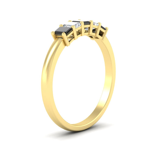 0.50-carat-emerald-cut-five-stone-black-diamond-anniversary-band-in-yellow-gold-fdwb8008emblackangle2-0.50ct-nl-yg