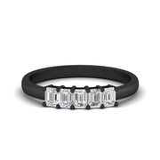 0.50-carat-emerald-cut-five-stone-diamond-anniversary-band-in-black-gold-fdwb8008emsleep-0.50ct-nl-bg
