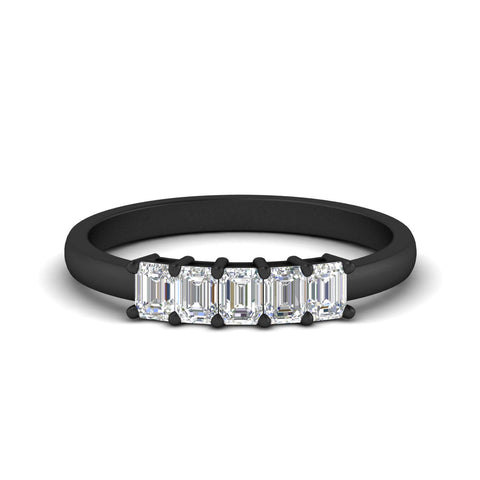 0.50-carat-emerald-cut-five-stone-diamond-anniversary-band-in-black-gold-fdwb8008emsleep-0.50ct-nl-bg