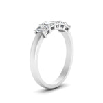 Load image into Gallery viewer, Emerald Cut Five Stone Diamond Anniversary Ring
