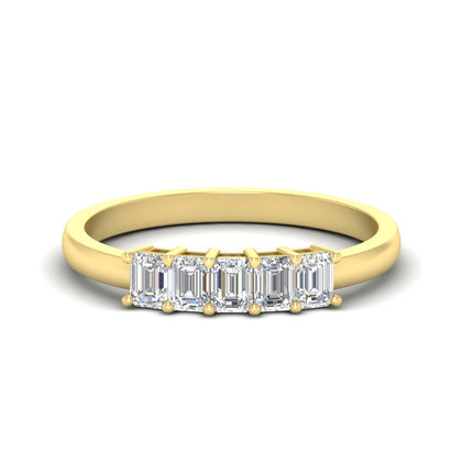 emerald-cut-0.5-ct-five-stone-anniversary-band-in-rose-gold-fdwb8008emsleep-0.50ct-nl-rg