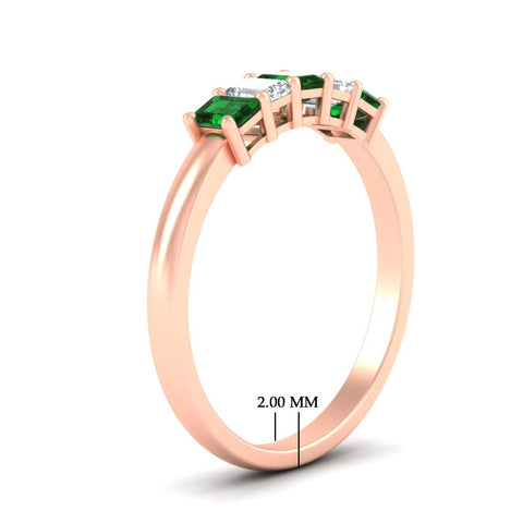 0.50-carat-emerald-cut-five-stone-emerald-anniversary-band-in-rose-gold-fdwb8008emgemgrangle2-0.50ct-nl-rg-hw