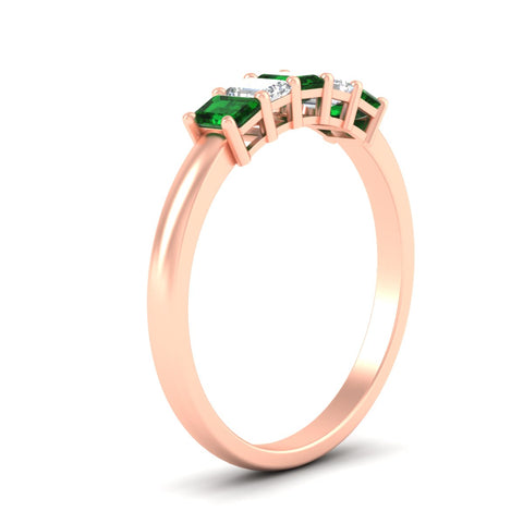 0.50-carat-emerald-cut-five-stone-emerald-anniversary-band-in-rose-gold-fdwb8008emgemgrangle2-0.50ct-nl-rg