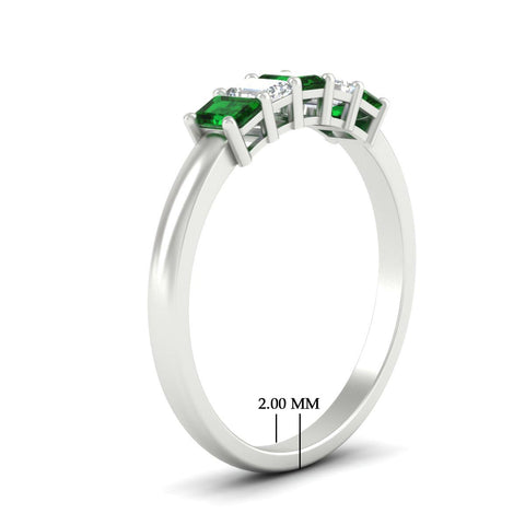 0.50-carat-emerald-cut-five-stone-emerald-anniversary-band-in-white-gold-fdwb8008emgemgrangle2-0.50ct-nl-wg-hw