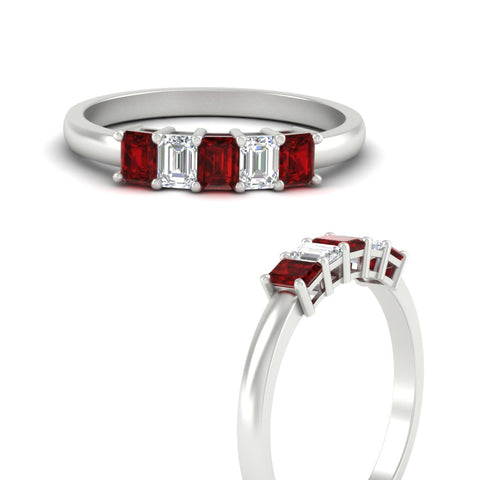 0.50-carat-emerald-cut-five-stone-ruby-anniversary-band-in-white-gold-fdwb8008emgrudrangle3-0.50ct-nl-wg