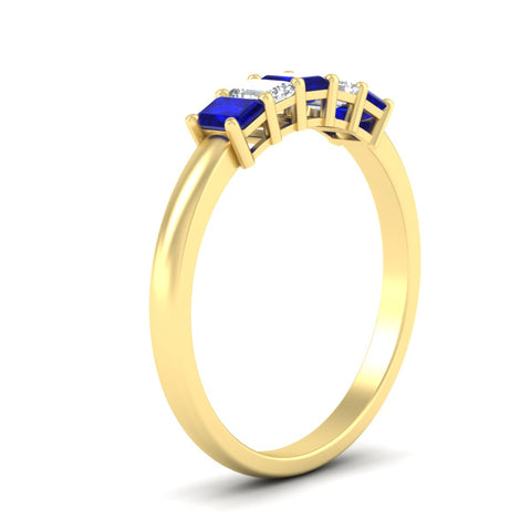 0.50-carat-emerald-cut-five-stone-sapphire-anniversary-band-in-yellow-gold-fdwb8008emgsablangle2-0.50ct-nl-yg
