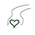 Load image into Gallery viewer, 0.50-carat-emerald-heart-pendant-in-FD-PD11208GEMGRANGLE1-NL-WG.jpg
