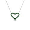 Load image into Gallery viewer, 0.50-carat-emerald-heart-pendant-in-FD-PD11208GEMGRANGLE1-NL-WG.jpg