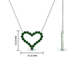 Load image into Gallery viewer, 0.50-carat-emerald-heart-pendant-in-FD-PD11208GEMGRANGLE1-NL-WG.jpg
