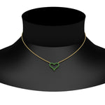 Load image into Gallery viewer, 0.50-carat-emerald-heart-pendant-in-FD-PD11208GEMGRANGLE1-NL-YG.jpg
