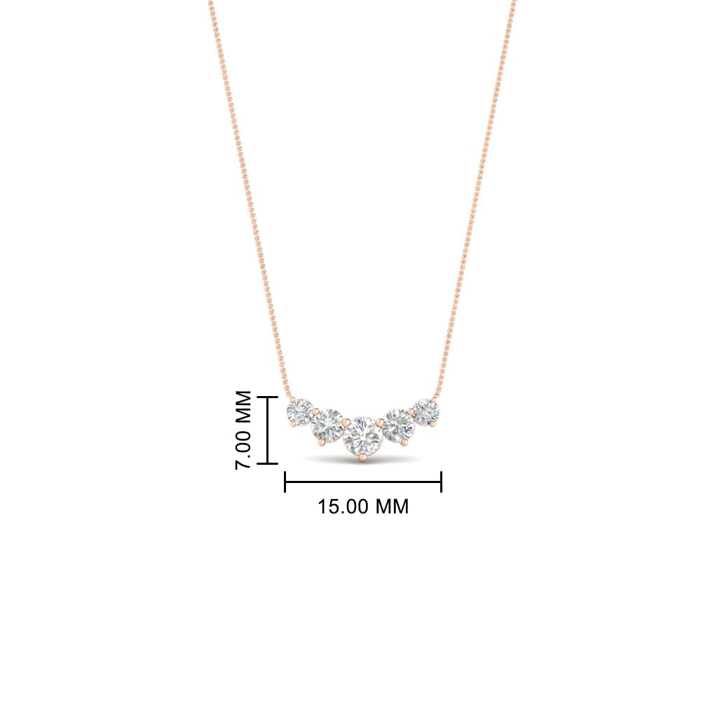 0.50-carat-five-stone-round-diamond-pendant-necklace-in-FD-PD11130RO-0.50CT-NL-RG