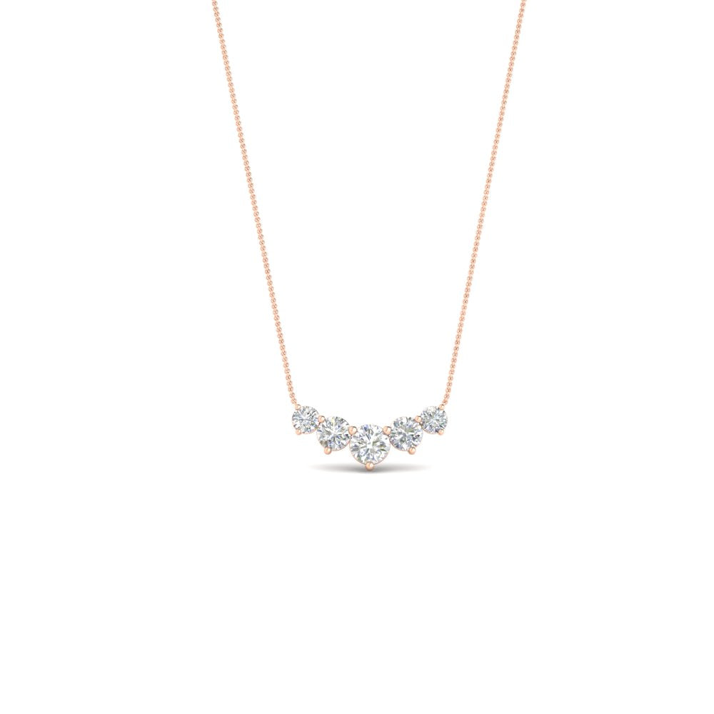 0.50-carat-five-stone-round-diamond-pendant-necklace-in-FD-PD11130RO-0.50CT-NL-RG