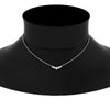 Load image into Gallery viewer, 0.50-carat-five-stone-round-diamond-pendant-necklace-in-FD-PD11130RO-0.50CT-NL-WG